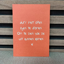 Afbeelding in Gallery-weergave laden, Quote Dromen met ogen open | Joeff
