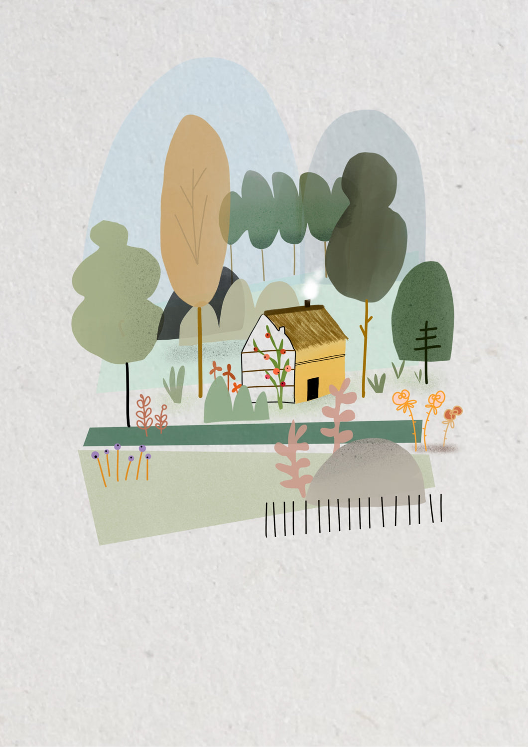 Cabaña en el bosque | Tarjetas Joeff