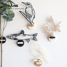 Cargar imagen en el visor de la galería, Colección de arte MUUSS aves y peces COLOR B2B
