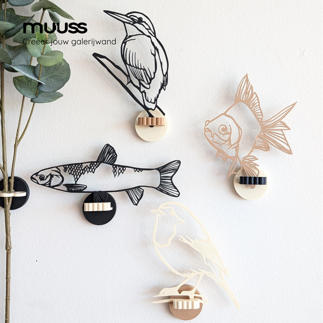 Colección de arte MUUSS aves y peces COLOR B2B