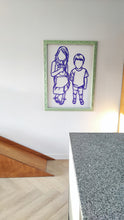 Afbeelding in Gallery-weergave laden, Lijntekening uit gekleurd acryl | Joeff
