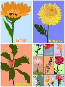 NIEUW - Levensbloemen - KLEUR (bloem+houder) | Joeff