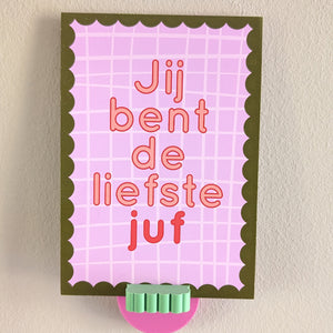 Liefste juf | Kaarten Joeff