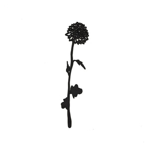 Geboortebloemen zwart mdf | Joeff