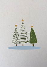 Afbeelding in Gallery-weergave laden, Drie kerstbomen | Kerstkaarten
