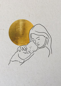 Moeder en baby | Te bestellen in 4 formaten