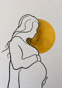 Zwanger goud | Te bestellen in 4 formaten